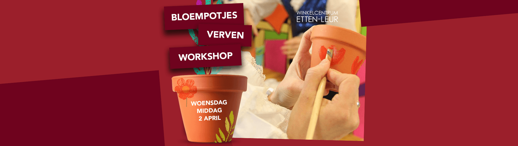 Bloempotjes verven Workshop